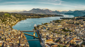 Schweiz Luzern Panorama Luftaufnahme Foto Switzerland Tourism Jan Geerk